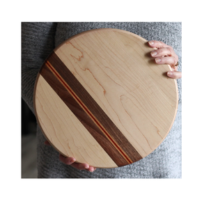 Rustic Wood Cake Stand for Wedding Cakes Holder Round Shape and Design Restaurants Serving <b>Salt</b> and Masala Serving Use - Product Image 3