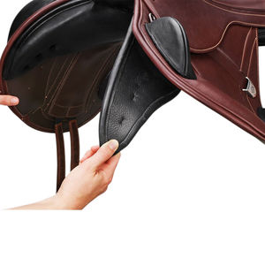2025 gran oferta sillín de cuero americano sillín de caballo inglés occidental logotipo personalizado, sillín de doma de caballo transpirable para caballo - Product Image 6