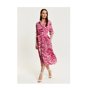 strapless open back dress Electric Zebra Women's Scoop Neck Skater Dress – Harlow & Lloyd main image 0