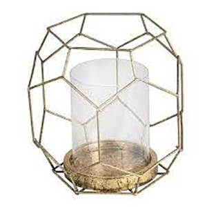 Bocaux à bougies votifs encadrés décoratifs au design minimaliste en or élégant pour la maison et la décoration festive de Noël - Product Image 3