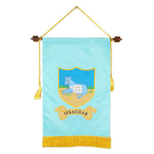 Masonic Regalia Lodge Flag Banner Bordado hecho a mano Masonic Regalia Banners - Product Image 4