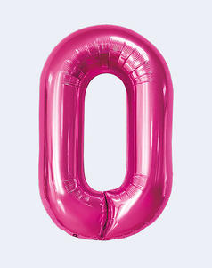 Globo de Aluminio Numerado Color Fucsia de 1m para el Día de la Madre, Halloween, Fiestas de Cumpleaños, Venta al por Mayor España - Product Image 2