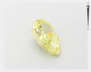 "Diamantes sueltos cultivados en laboratorio 1,5 CT 2 CT VS VVS Fancy Yellow Pear Cut IGI HPHT CVD Certified" - Product Image 6