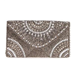 Bolso de mano bordado con cuentas de semillas de moda para mujeres y niñas, bolso de mano con cuentas de semillas hecho a mano para mujeres y niñas con estilo - Product Image 4