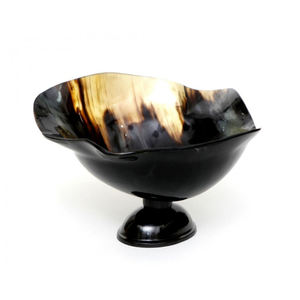 Bol de service à la mode corne concepteur corne bol naturel pour servir vaisselle artisanale bol à dîner fabriqué à la main pour la nourriture - Product Image 6