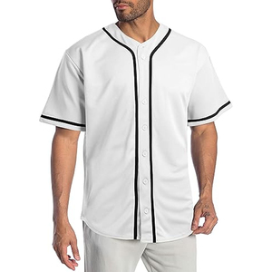 เสื้อเบสบอลกระดุมเต็มเสื้อเบสบอลผลิตจาก2025ปากีสถาน - Product Image 1