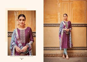 Nouvelle rayonne lourde de lancement avec travail de séquence de broderie avec impression de colorant de lustre Dupatta Kurtis ensemble pour les femmes - Product Image 3