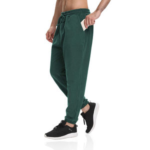 Pantalones de chándal de algodón 100% de alta calidad personalizados, ropa de calle, pantalones para correr con cordón, pantalones de chándal para hombre con logotipo - Product Image 2