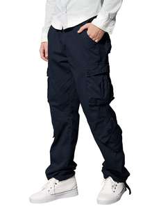 Pantalon cargo léger en ripstop pour homme, en toile de coton haute qualité, pantalon de survêtement tactique, foncé, grande taille, construction, utilitaire, brodé - Product Image 2