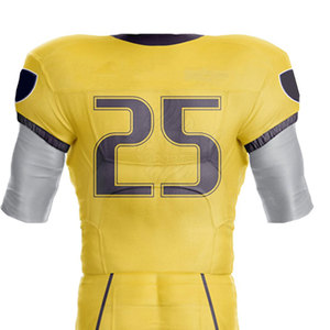 Fabricant d'usine, uniforme de football américain personnalisé, manches courtes, respirant, haute qualité, dernier design - Product Image 6