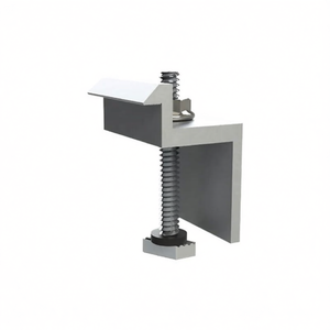 Abrazadera de extremo para riel solar Unirac, aluminio anodizado transparente - 302024C - Product Image 1