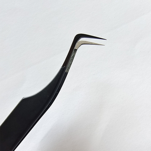 Pince à épiler Volume de marque privée pince à épiler à pointe de fibre de haute précision pour l'extension de cils en gros - Product Image 5