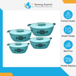 ชุดภาชนะ4ชิ้นพร้อมฝาครอบหม้อวัสดุด้านในทำจากสเตนเลสสตีล - Product Image 2