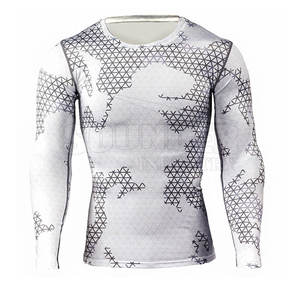 Imprimé personnalisé Hommes Manches Longues Rash Guard Respirant Protection Solaire Surf Conception Personnalisée Concevez Votre Propre - Product Image 1