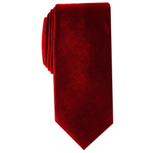 Cravatta Alfani da Uomo 100% Seta Vellutata Rossa, Taglia Regolare, Design Classico/Casual con Stampa Jacquard, Confezione Regalo per Uso Casual e Regali - Product Image 1