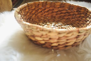 ถ้วยผักตบชวาฐานแบนฐานเรียบของตกแต่งอาหารธรรมชาติเป็นมิตรต่อสิ่งแวดล้อมผลิตภัณฑ์จากเวียดนาม - Product Image 5