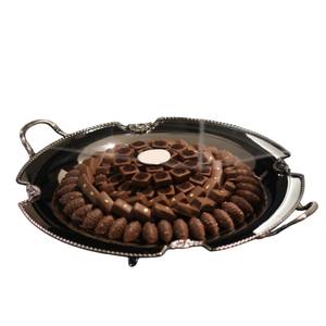 Bandeja de chocolate de lujo Bandeja de artículos de servidor de dulces Bandeja de metal hecha a mano Postres dulces Premium para bodas Fiestas y cualquier evento - Product Image 4