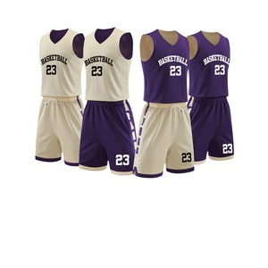 Uniforme de basket-ball unisexe à séchage rapide Logo/taille personnalisé de haute qualité imprimé grande taille doux et confortable dernière vente en gros - Product Image 6