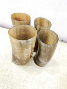 Producto de artesanía natural de vidrio de cuerno para beber estilo vikingo - Product Image 5