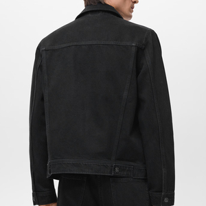 Service OEM Veste en jean pour homme de qualité supérieure Vestes en jean chaudes et élégantes avec logo personnalisé/taille Vestes en jean - Product Image 4