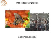 Panneau d'affichage à LED polychrome d'intérieur de P2.5, matrice de SMD2121P2.5 LED P2.5 Panneaux de 320x160mm RVB LED.