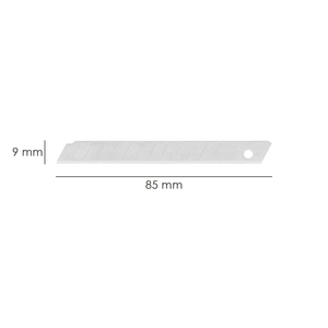 Lama per Taglio da 9mm (Set da 10 Pezzi) in Acciaio SK5 - Product Image 2