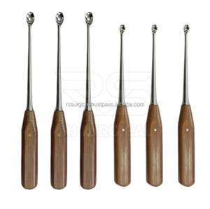 Juego de curetas cervicales de hueso Manual de acero inoxidable 2,5mm 3,5mm 4mm instrumentos quirúrgicos periodontales - Product Image 4