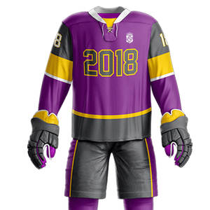 Uniforme de hockey sur glace respirant avec logo personnalisé pour adultes, séchage rapide et évacuation de l'humidité, dernier design, taille personnalisée - Product Image 5