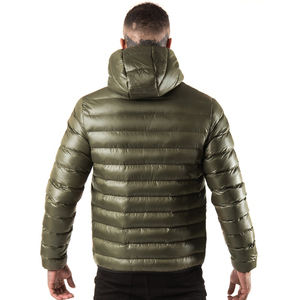 Veste 3 en 1 pour homme avec doublure en polaire, veste en nylon à capuche pour l'hiver, doudoune gonflée, veste matelassée - Product Image 2