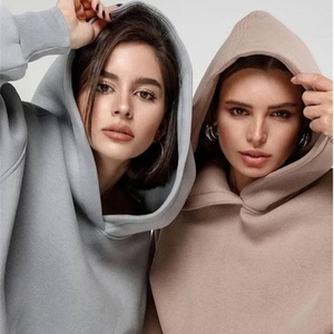 เสื้อมีฮู้ดแบบสวมหัวสำหรับผู้หญิงเสื้อจั๊มเปอร์ทรงหลวมสีพื้นลำลองสำหรับฤดูหนาวสินค้าออกใหม่ - Product Image 5