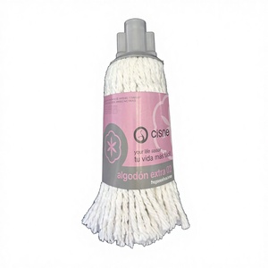MOP IN COTONE BIANCO 150 Grs (scatola da 30 pz) ALTA QUALITÀ E LUNGA DURATA - Product Image 1