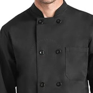 Chaquetas de Chef Personalizadas con Logotipo, 100% Algodón, Secado Rápido y Transpirables, Cómodas, Unisex, para Uso en Restaurantes, Hechas en Pakistán - Product Image 5