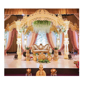 Grand Maharani Mariage Paon Mandap Décor Sri Lankais Mariage Dom Mandapam Fabricant Mariage Indien FRP Mandap Décoration - Product Image 1