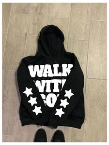 Sudadera con Capucha Unisex de Algodón y Felpa, Ropa de Calle, Sudadera de Invierno para Hombre y Mujer, Corte Holgado, Precio Económico, Diseño Personalizado - Product Image 1