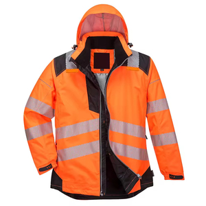 OEM ODM Chaqueta reflectante de construcción de seguridad Ropa de trabajo de alta visibilidad Chaquetas DE SEGURIDAD Ropa DE TRABAJO personalizada Chaqueta con cremallera - Product Image 3