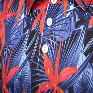 Polo en coton personnalisé de grande taille pour hommes, tissu tricoté de haute qualité, impression par sublimation en couleur - Product Image 4