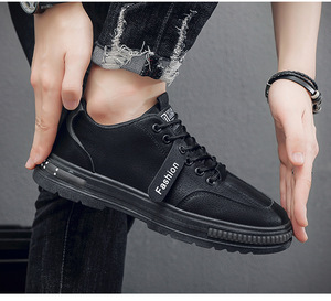 Chaussures de travail tendance pour hommes pour l'été Nouvelle collection d'automne Résistantes à l'usure Protection du travail Fermeture à lacets Maille Semelle en caoutchouc - Product Image 4