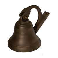 Cloche de bateau nautique moderne élégante en laiton massif, écologique, à suspendre au mur, décoration d'intérieur, sonnette de porte HAAMEEM IMPEX