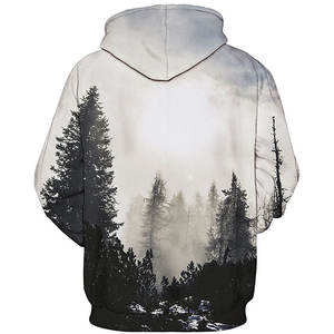 Sudaderas con Capucha Ligeras de Algodón 100% Unisex con Estampado de Invierno por Sublimación y Diseño Personalizado - Venta Directa de Fábrica - Product Image 2