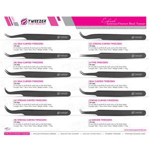 Ensemble de pinces à cils et sourcils en acier inoxydable japonais non corrosif avec volume pointu et pointes en fibres Ciseaux inclus - Product Image 6