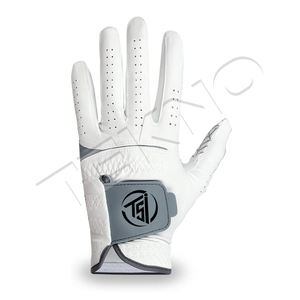 Guante de golf con estampado personalizado transpirable para ropa de invierno, guantes de golf Cabretta duraderos, guantes de golf Cabretta de fabricante de alta calidad - Product Image 4