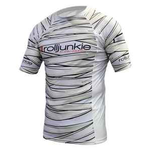 Mma Rash Guard Poliéster Jiu Jitsu Rashguard Color personalizado Manga corta Rash Guard para hombres - Product Image 1