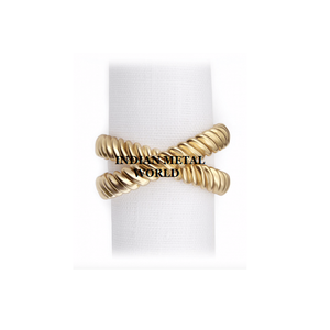 Fabulous Design Wedding <b>Napkin</b> <b>Ring</b> Handmade Gold Polished Metal <b>Napkin</b> <b>Ring</b> at Affordable Price by Indian Suppliers - Product Image 6
