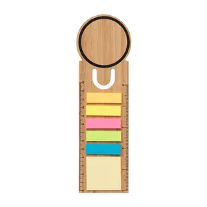 Bamboo Bookmark Ruler with Personalized <b>Post</b>-<b>It</b> Notes - Product Image 3