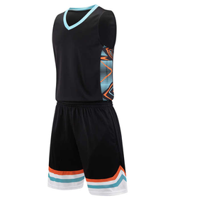 ชุดเสื้อบาสเก็ตบอลสำหรับผู้ชายชุดเสื้อบาสเก็ตบอลดีไซน์เรียบง่ายโลโก้ออกแบบได้ตามต้องการ - Product Image 6