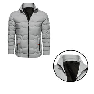 Chaqueta Bomber Térmica Impermeable y Cortavientos Reversible de Diseño Personalizado OEM 2026 para Hombre, Talla Grande, Estándar, con Plumas, para Invierno, Estilo Urbano - Product Image 5