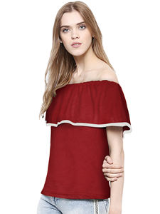 Indian Boutique Latest Exclusive Indian T <b>Shirt</b> Trendy Knitting Tops <b>Women</b> Comfortable Regular Wear Formal Short Tops India - Product Image 5