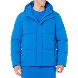 เสื้อโค้ทแบบพองมีฮู้ดเสื้อแจ็คเก็ตบุนวมสำหรับผู้ชายลำลองแห้งเร็วเสื้อแจ็กเก็ตผู้ชายพิมพ์ลายโลโก้ตามสั่ง - Product Image 5