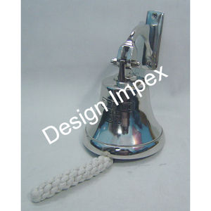 Campana de latón niquelado La mayoría de las tendencias Campana de barco Titanic Tipo de fácil instalación Campanas náuticas colgantes decorativas Costo al por mayor - Product Image 4