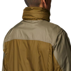 Veste de pluie imperméable d'hiver pour hommes coupe-vent à capuche multi-panneaux séchage rapide respirant fermeture éclair enduit prix raisonnable - Product Image 5